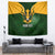 Personalised South Africa Rugby Tapestry Springbok Mascot History Champion World Rugby 2023 - Wonder Print Shop