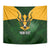 Personalised South Africa Rugby Tapestry Springbok Mascot History Champion World Rugby 2023 - Wonder Print Shop