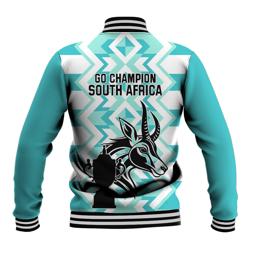 South Africa Rugby Baseball Jacket Commemorative World Cup Winners 2023 - Wonder Print Shop
