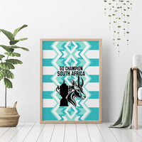 South Africa Rugby Canvas Wall Art Commemorative World Cup Winners 2023 - Wonder Print Shop
