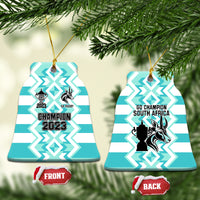 South Africa Rugby Ceramic Ornament Commemorative World Cup Winners 2023 - Wonder Print Shop