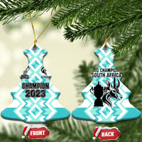 South Africa Rugby Ceramic Ornament Commemorative World Cup Winners 2023 - Wonder Print Shop