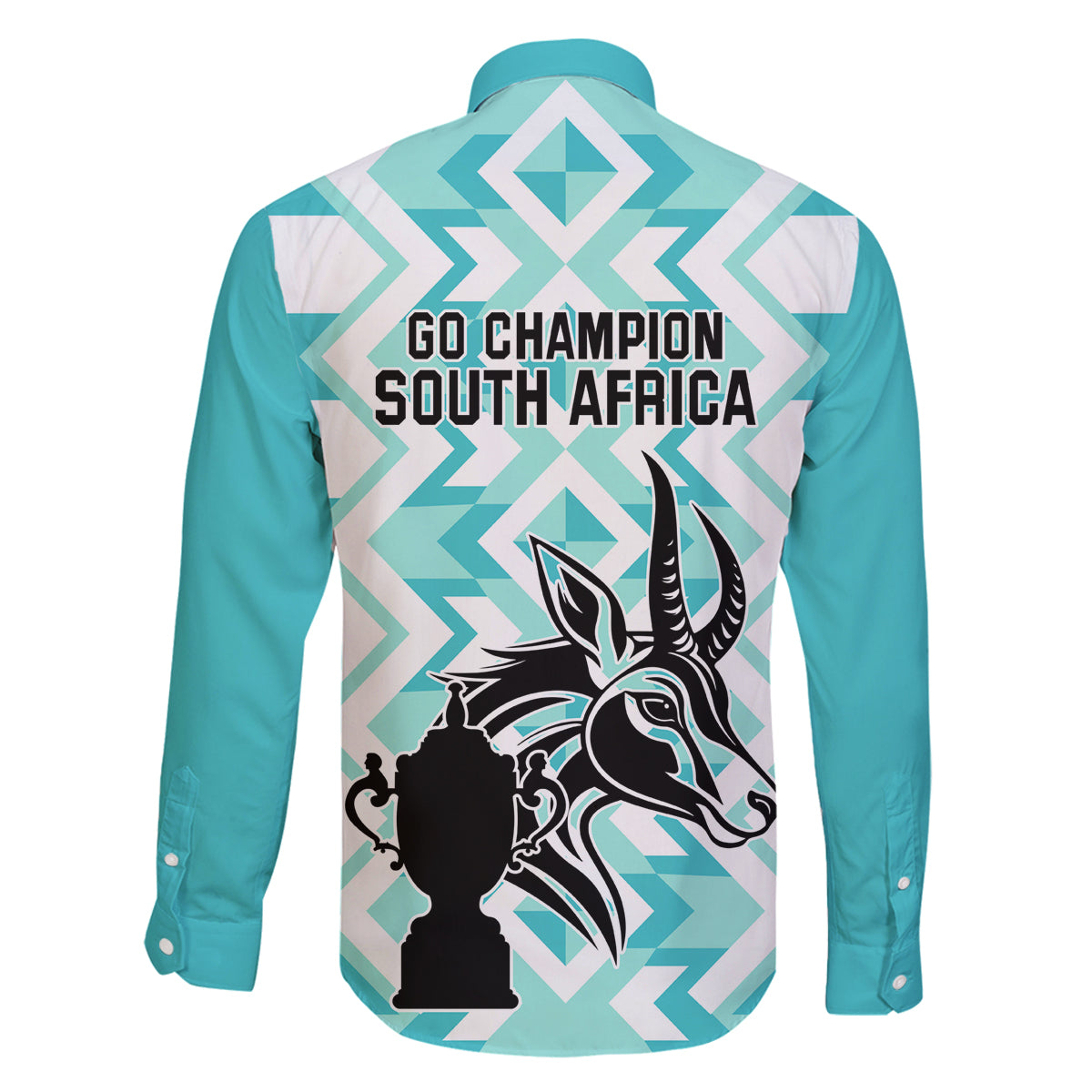 South Africa Rugby Family Matching Long Sleeve Bodycon Dress and Hawaiian Shirt Commemorative World Cup Winners 2023 - Wonder Print Shop
