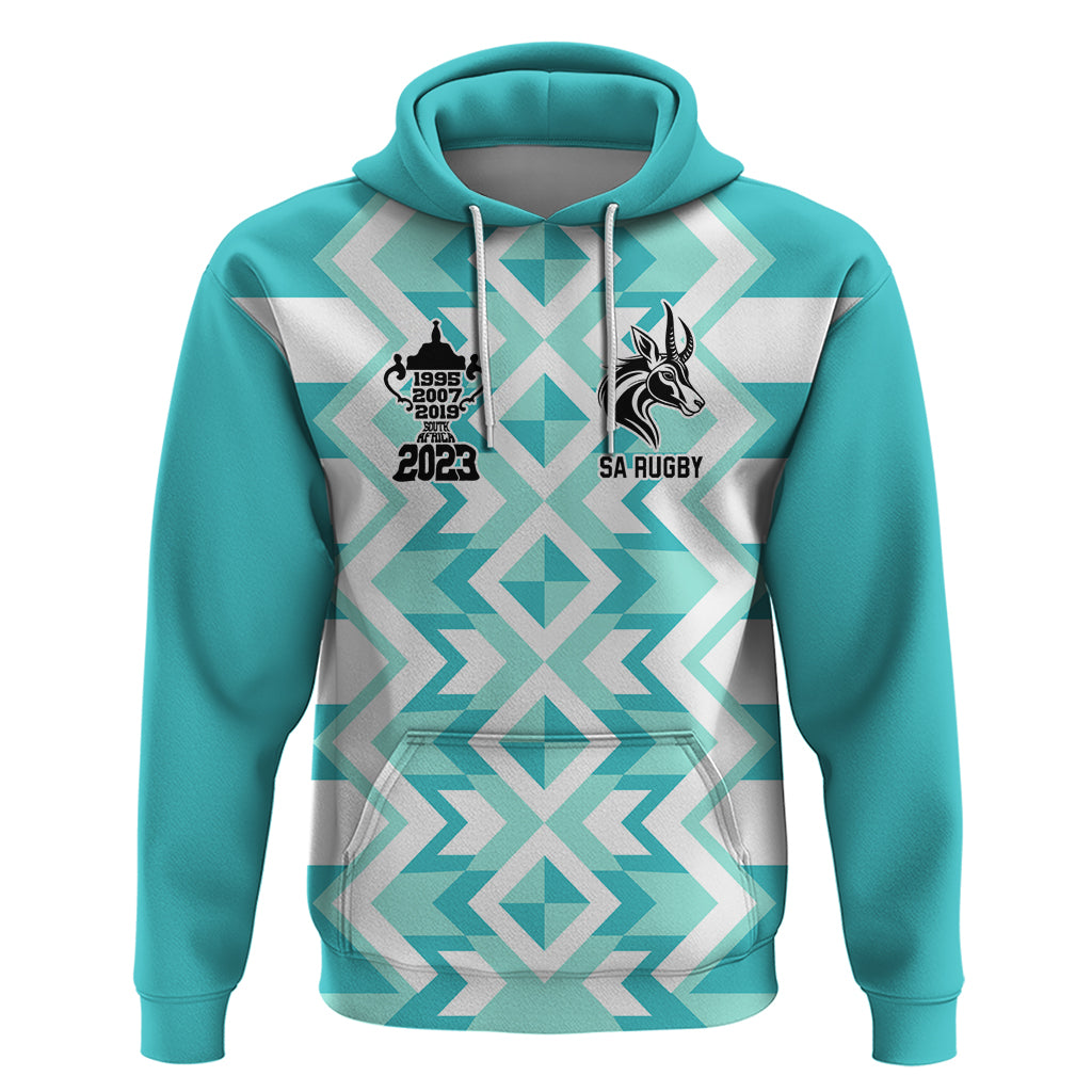 South Africa Rugby Hoodie Commemorative World Cup Winners 2023 - Wonder Print Shop