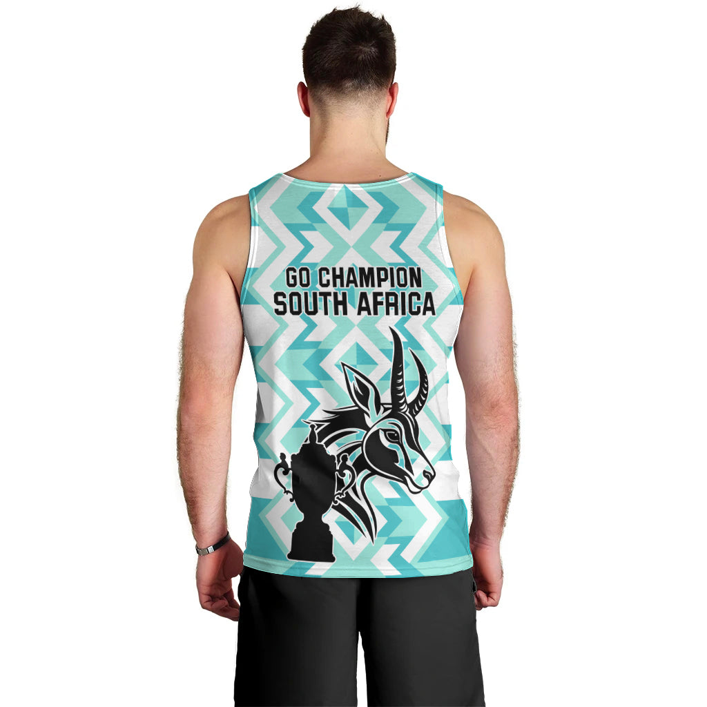 South Africa Rugby Men Tank Top Commemorative World Cup Winners 2023 - Wonder Print Shop