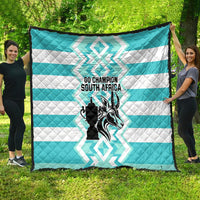 South Africa Rugby Quilt Commemorative World Cup Winners 2023 - Wonder Print Shop