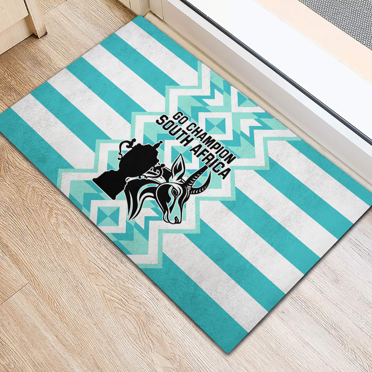 South Africa Rugby Rubber Doormat Commemorative World Cup Winners 2023 - Wonder Print Shop