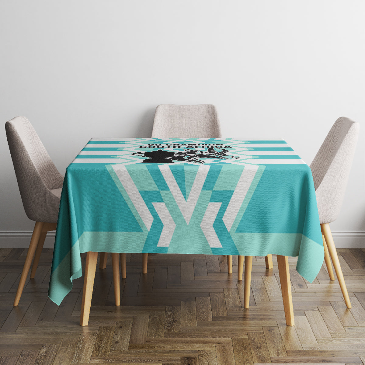 South Africa Rugby Tablecloth Commemorative World Cup Winners 2023 - Wonder Print Shop