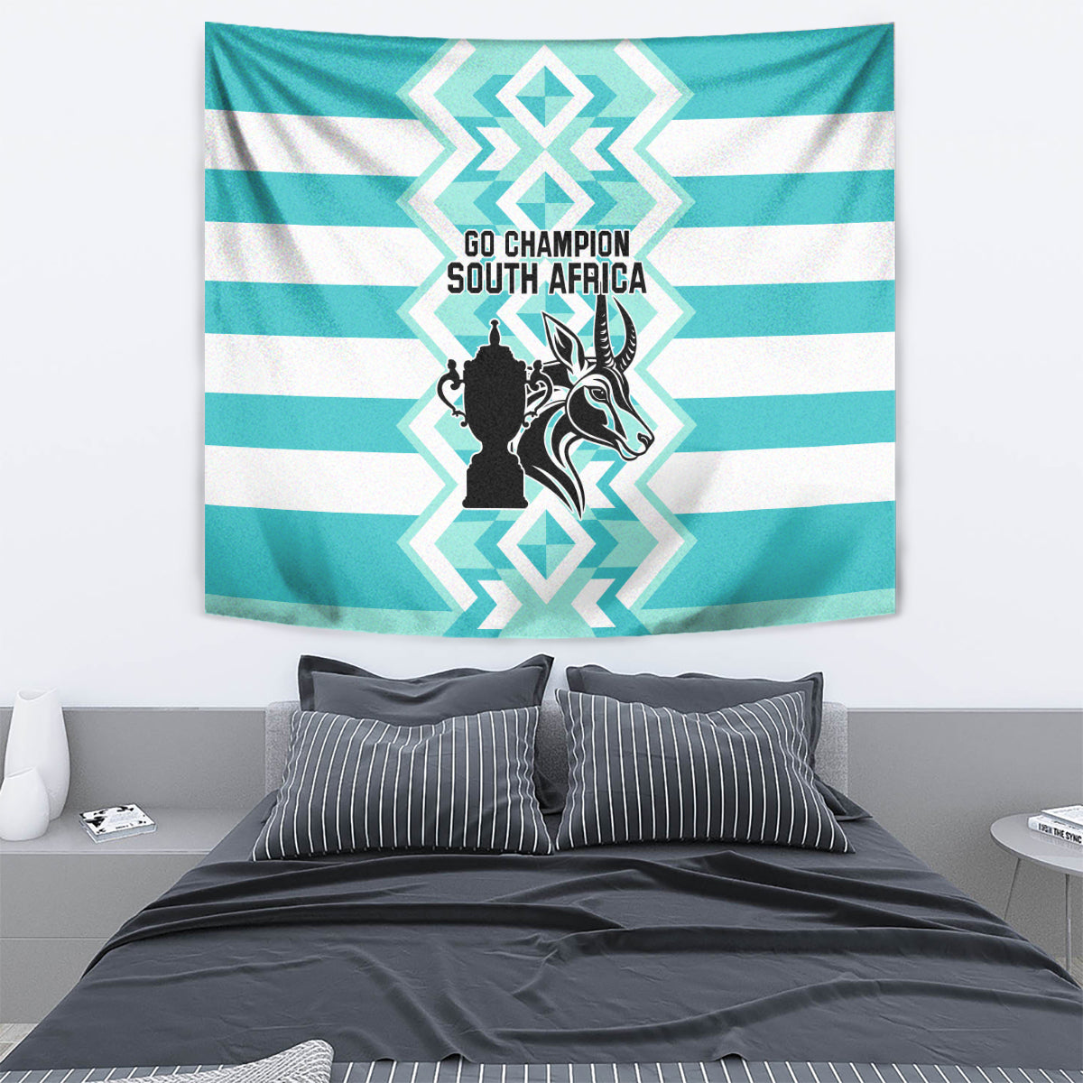 South Africa Rugby Tapestry Commemorative World Cup Winners 2023 - Wonder Print Shop