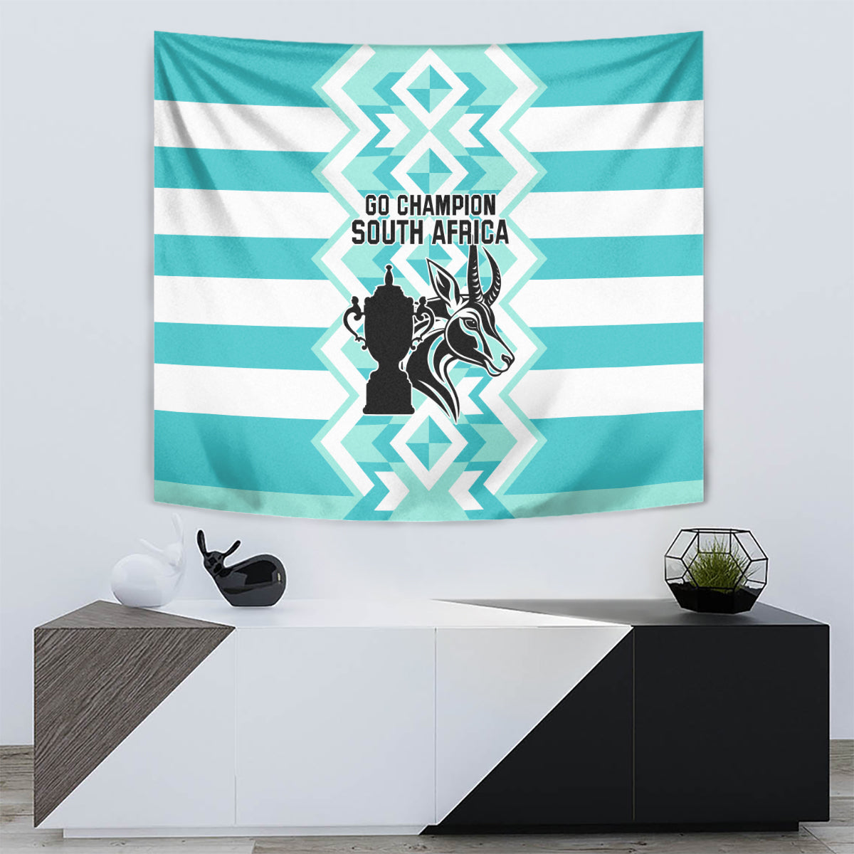 South Africa Rugby Tapestry Commemorative World Cup Winners 2023 - Wonder Print Shop