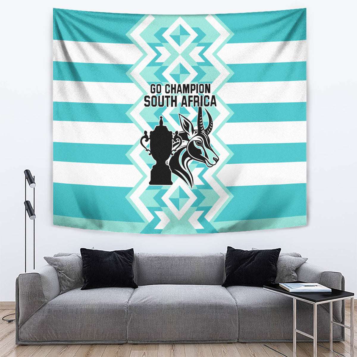 South Africa Rugby Tapestry Commemorative World Cup Winners 2023 - Wonder Print Shop