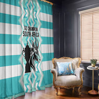 South Africa Rugby Window Curtain Commemorative World Cup Winners 2023 - Wonder Print Shop