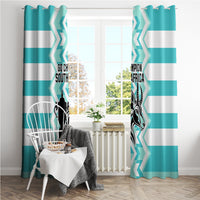 South Africa Rugby Window Curtain Commemorative World Cup Winners 2023 - Wonder Print Shop