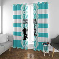 South Africa Rugby Window Curtain Commemorative World Cup Winners 2023 - Wonder Print Shop