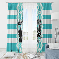 South Africa Rugby Window Curtain Commemorative World Cup Winners 2023 - Wonder Print Shop