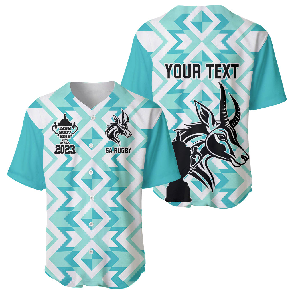 Personalised South Africa Rugby Baseball Jersey Commemorative World Cup Winners 2023 - Wonder Print Shop