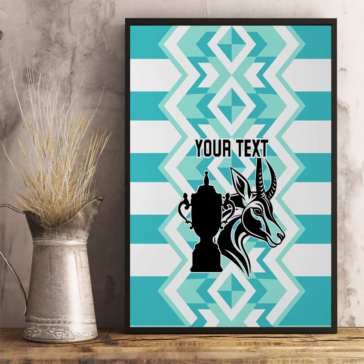 Personalised South Africa Rugby Canvas Wall Art Commemorative World Cup Winners 2023 - Wonder Print Shop