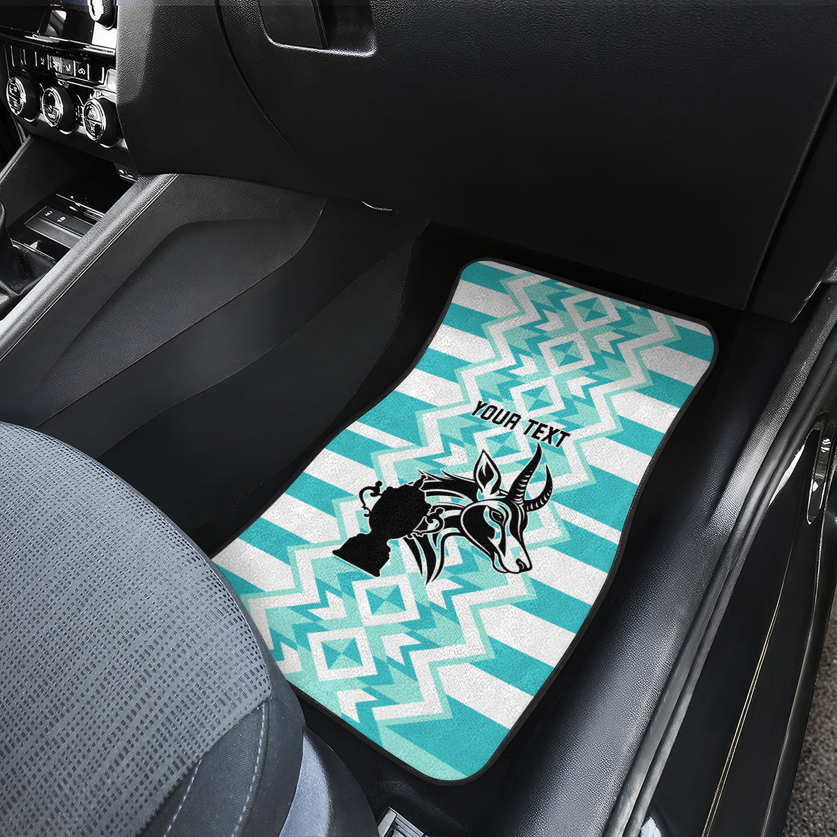 Personalised South Africa Rugby Car Mats Commemorative World Cup Winners 2023 - Wonder Print Shop