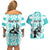 Personalised South Africa Rugby Couples Matching Off Shoulder Short Dress and Hawaiian Shirt Commemorative World Cup Winners 2023 - Wonder Print Shop