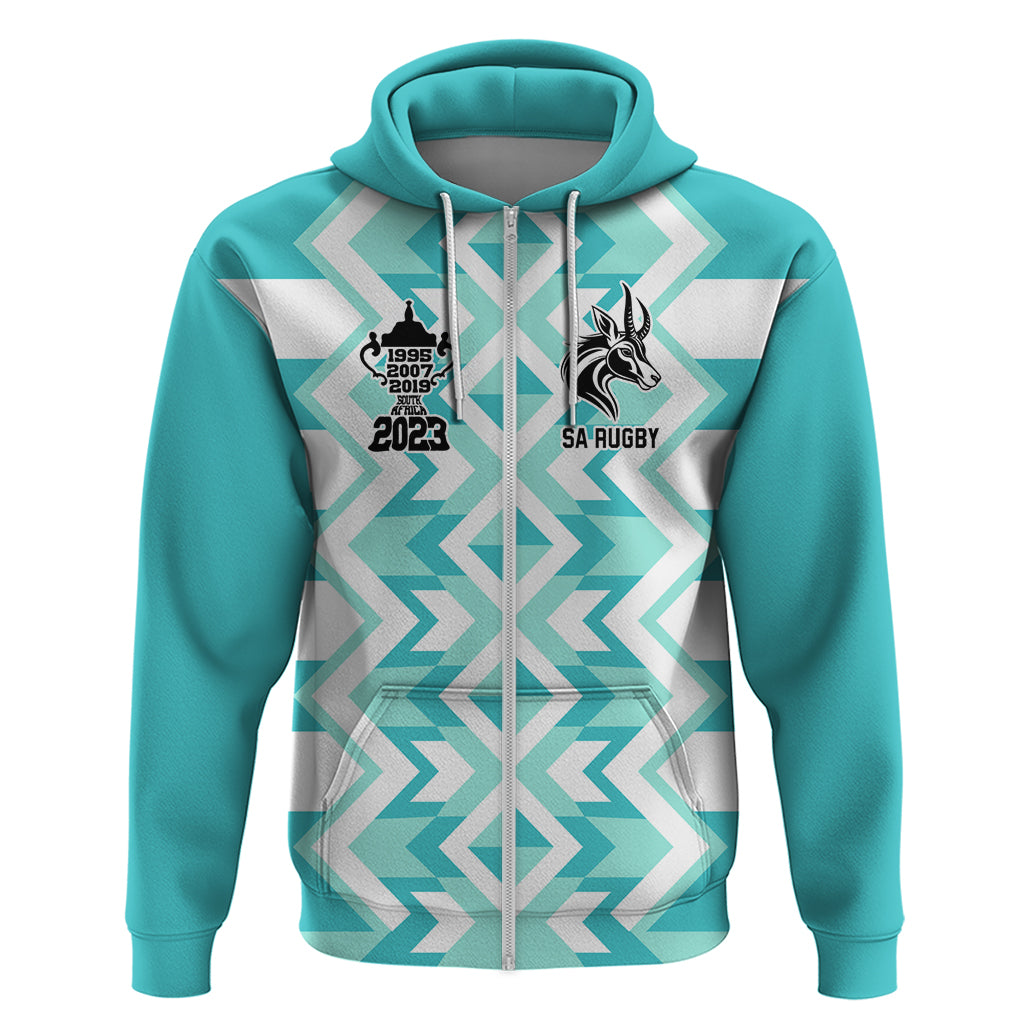 Personalised South Africa Rugby Hoodie Commemorative World Cup Winners 2023 - Wonder Print Shop