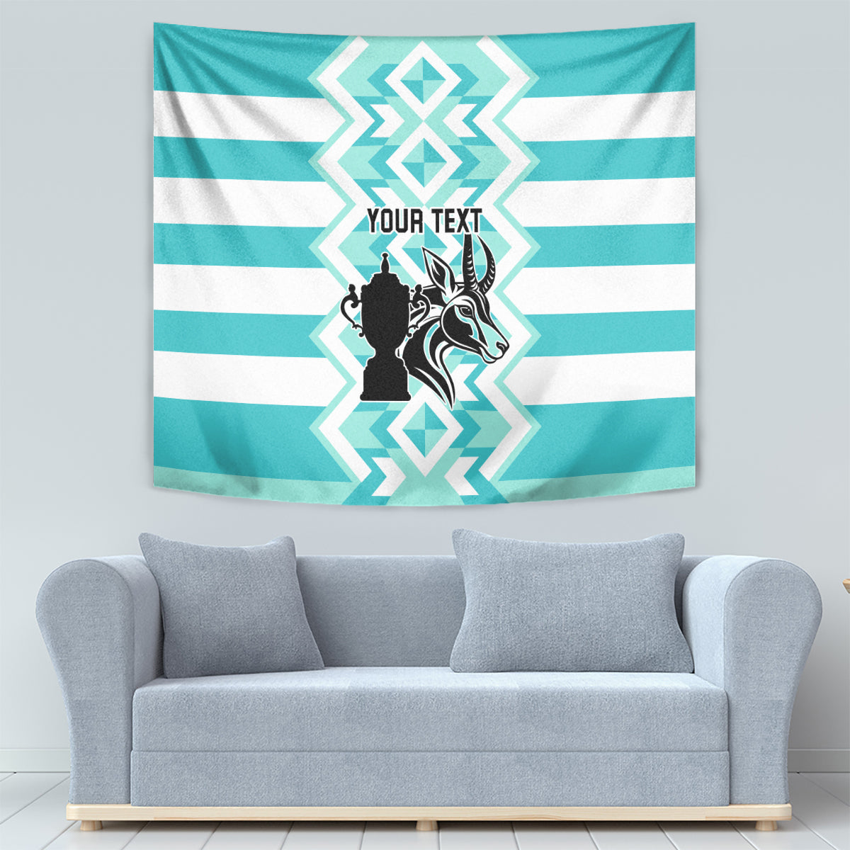 Personalised South Africa Rugby Tapestry Commemorative World Cup Winners 2023 - Wonder Print Shop