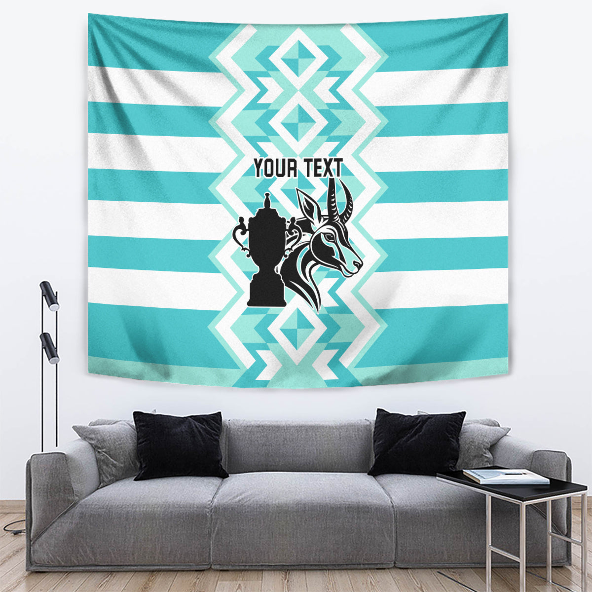 Personalised South Africa Rugby Tapestry Commemorative World Cup Winners 2023 - Wonder Print Shop