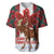 Canadian Christmas - Moose and Maple Retro Style Baseball Jersey - Wonder Print Shop