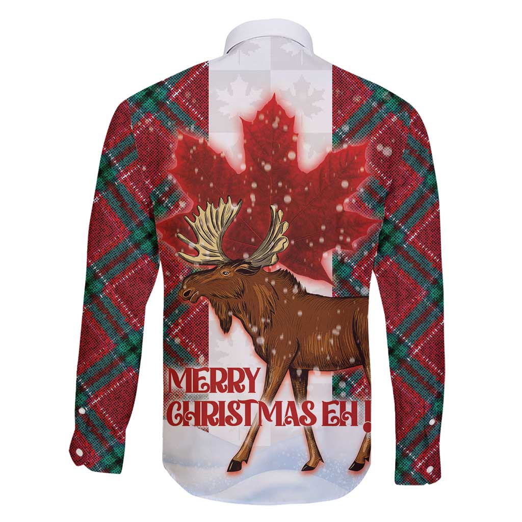Canadian Christmas - Moose and Maple Retro Style Family Matching Puletasi and Hawaiian Shirt - Wonder Print Shop
