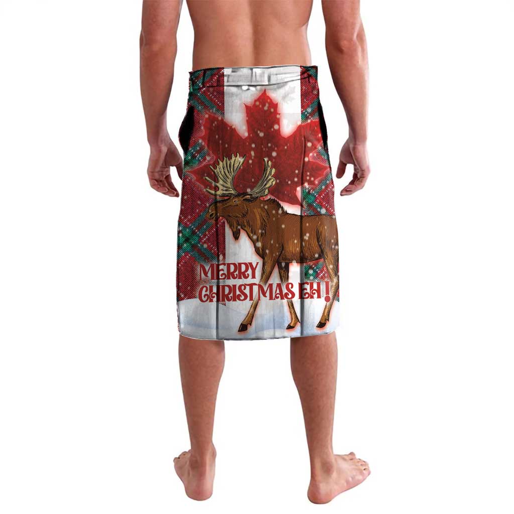 Canadian Christmas - Moose and Maple Retro Style Lavalava - Wonder Print Shop