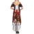 Canadian Christmas - Moose and Maple Retro Style Summer Maxi Dress - Wonder Print Shop