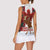 Canadian Christmas - Moose and Maple Retro Style Women Sleeveless Polo Shirt - Wonder Print Shop
