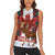 Canadian Christmas - Moose and Maple Retro Style Women Sleeveless Polo Shirt - Wonder Print Shop