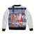 Yule Goat Joulupukki Finnish Christmas Bomber Jacket Scandinavian Pattern - Wonder Print Shop
