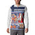 Yule Goat Joulupukki Finnish Christmas Button Sweatshirt Scandinavian Pattern - Wonder Print Shop
