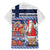 Yule Goat Joulupukki Finnish Christmas Family Matching Mermaid Dress and Hawaiian Shirt Scandinavian Pattern - Wonder Print Shop