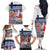 Yule Goat Joulupukki Finnish Christmas Family Matching Off The Shoulder Long Sleeve Dress and Hawaiian Shirt Scandinavian Pattern - Wonder Print Shop