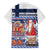 Yule Goat Joulupukki Finnish Christmas Family Matching Off The Shoulder Long Sleeve Dress and Hawaiian Shirt Scandinavian Pattern - Wonder Print Shop