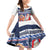 Yule Goat Joulupukki Finnish Christmas Family Matching Off Shoulder Short Dress and Hawaiian Shirt Scandinavian Pattern - Wonder Print Shop