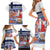 Yule Goat Joulupukki Finnish Christmas Family Matching Short Sleeve Bodycon Dress and Hawaiian Shirt Scandinavian Pattern - Wonder Print Shop