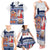 Yule Goat Joulupukki Finnish Christmas Family Matching Tank Maxi Dress and Hawaiian Shirt Scandinavian Pattern - Wonder Print Shop