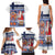 Yule Goat Joulupukki Finnish Christmas Family Matching Tank Maxi Dress and Hawaiian Shirt Scandinavian Pattern - Wonder Print Shop