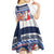 Yule Goat Joulupukki Finnish Christmas Kid Short Sleeve Dress Scandinavian Pattern - Wonder Print Shop