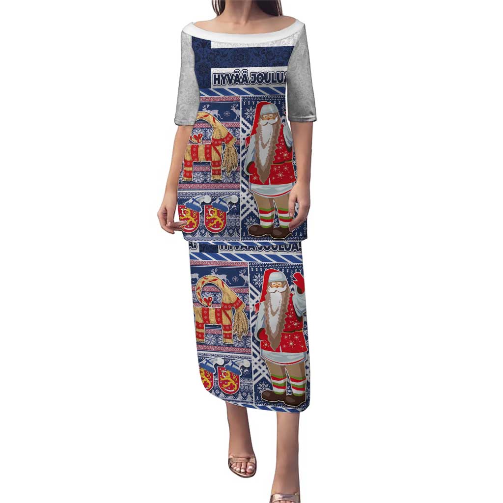 Yule Goat Joulupukki Finnish Christmas Puletasi Scandinavian Pattern - Wonder Print Shop