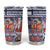 Yule Goat Joulupukki Finnish Christmas Tumbler Cup Scandinavian Pattern - Wonder Print Shop