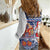 Yule Goat Joulupukki Finnish Christmas Women Casual Shirt Scandinavian Pattern - Wonder Print Shop