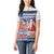Yule Goat Joulupukki Finnish Christmas Women Polo Shirt Scandinavian Pattern - Wonder Print Shop