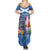 Santa Claus Thistle Scottish Christmas Summer Maxi Dress Tartan Pattern - Wonder Print Shop