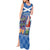 Santa Claus Thistle Scottish Christmas Tank Maxi Dress Tartan Pattern - Wonder Print Shop