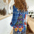 Santa Claus Thistle Scottish Christmas Women Casual Shirt Tartan Pattern - Wonder Print Shop