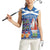 Santa Claus Thistle Scottish Christmas Women Sleeveless Polo Shirt Tartan Pattern - Wonder Print Shop
